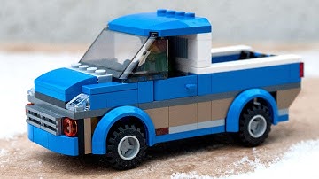 how to build LEGO City 60117 alternate pick up car.