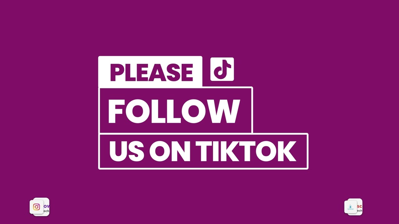 Follow Us on Social Media Templates like Facebook, Instagram, Twitter, Tiktok and YouTube Subscribe