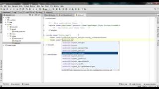 Famous Android Studio Tutorial   59   Applying Styles Wealth