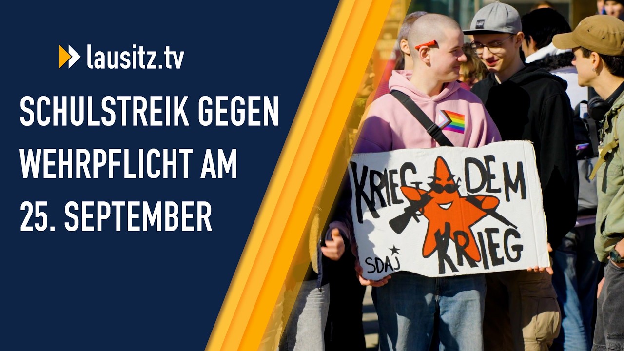 Debatte um "Schulstreik gegen Wehrpflicht" in Cottbus