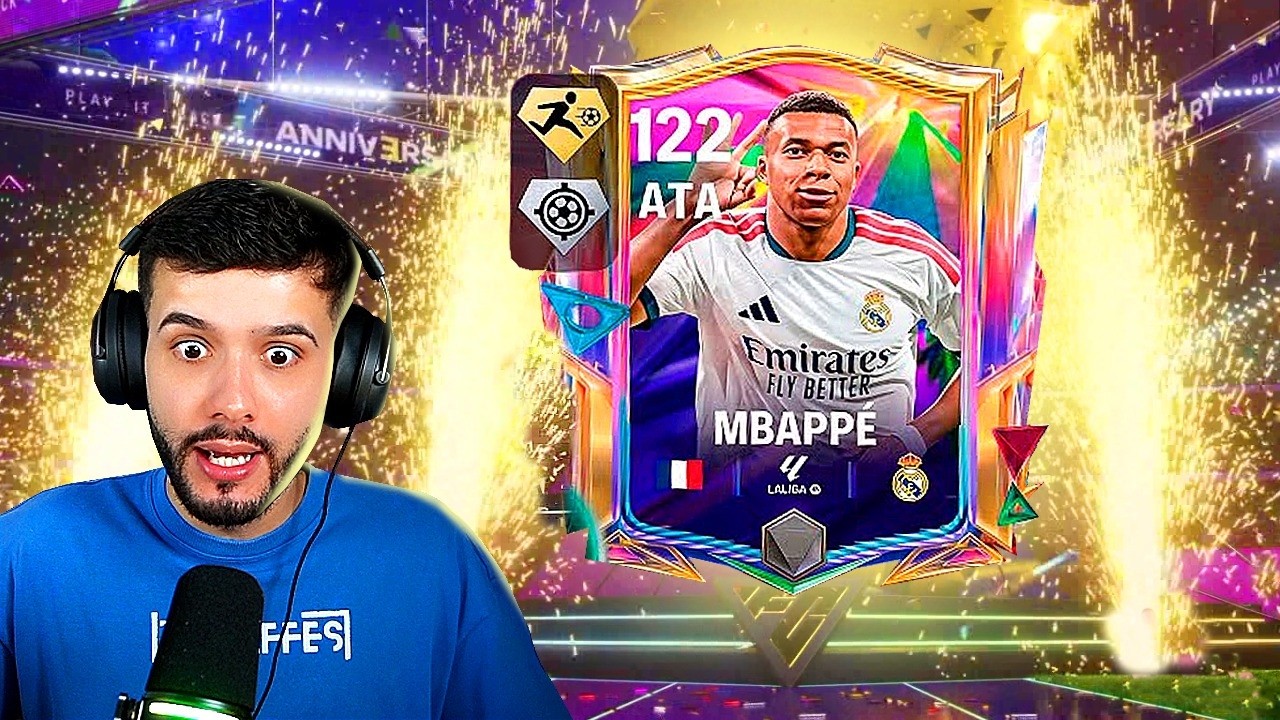 ABRI O FC MOBILE 27 PELA PRIMEIRA VEZ E MITEI NOS PACKS! 🤩🎉