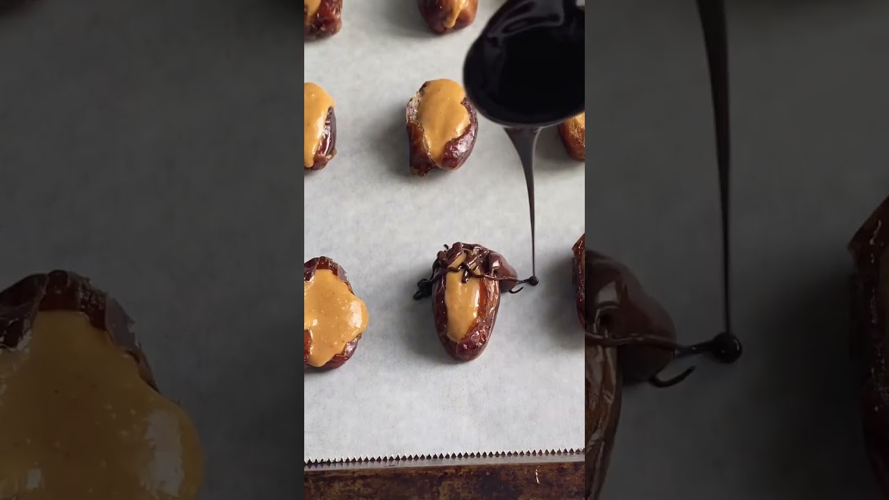 How to make peanut butter stuffed dates 