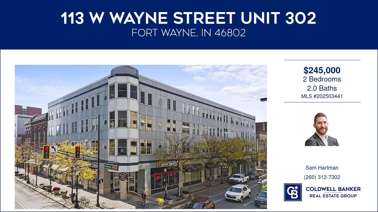 113 W Wayne Street Unit 302, Fort Wayne, Indiana Homes for Sale | www.coldwellhomes.com