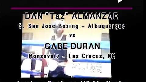DAN "Taz" ALMANZAR vs GABE DURAN - Amateur Boxing
