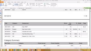 PowerTeacher Pro - How Do I Use the Individual Student Report?