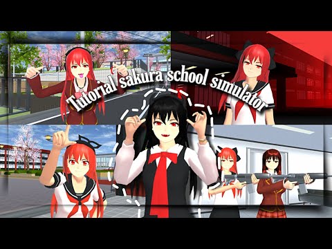 TUTORIAL SAKURA SCHOOL SIMULATOR [ Warna rambut baru, Pita baru, bando baru, char npc pake senjata ]