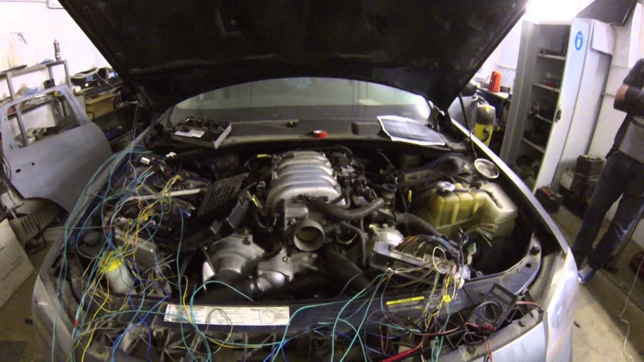 My Dodge Magnum with swap 3UZ-FE first start - YouTube