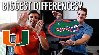 Biggest Differences Between UF and U Miami!  Featuring @ItsDanny123