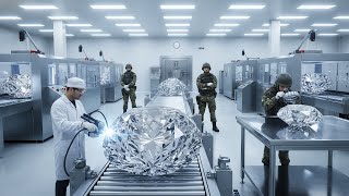 Inside the Diamond Cutting Factory – How Rough Stones Become Million-Dollar Jewelry (Full Process)