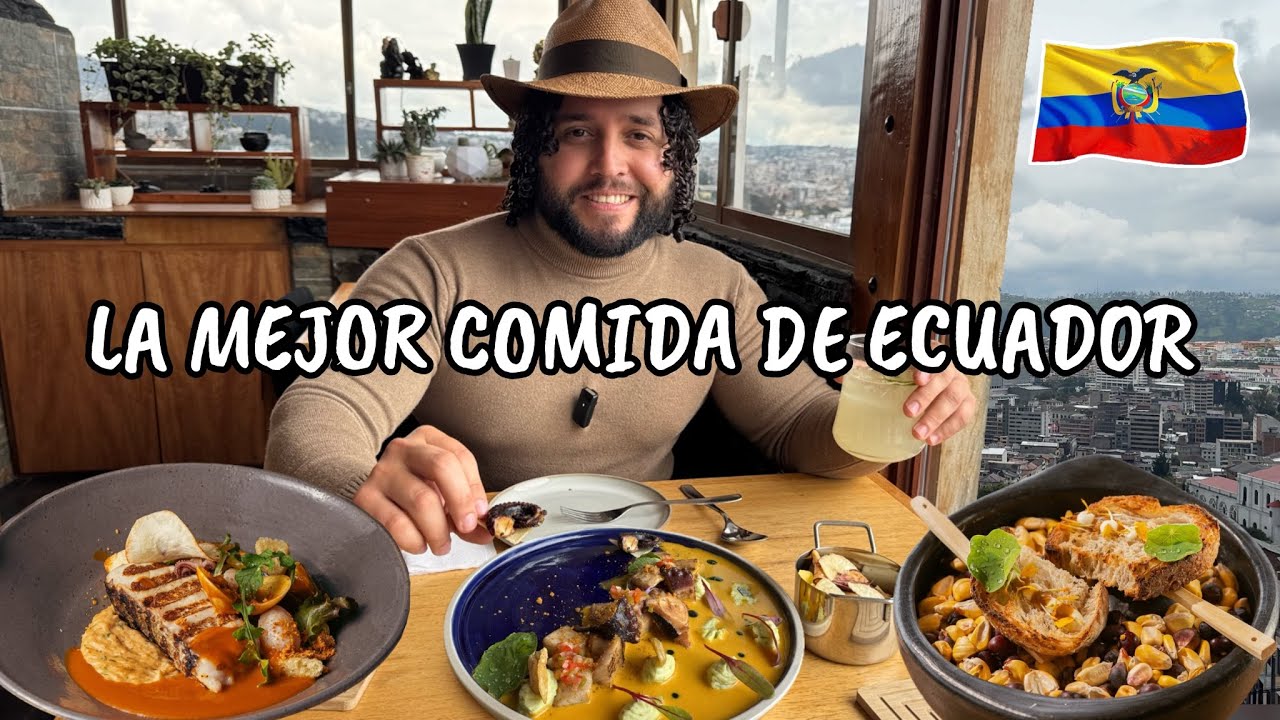 Probando Comida Gourmet de Ecuador🍤 | Lo más Original de la Gastronomía Ecuatoriana👨🏻‍🍳