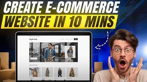 "Create E-Commerce Website in 10 Minutes | No Coding, No Hosting | Free Website Builder 2025 " 