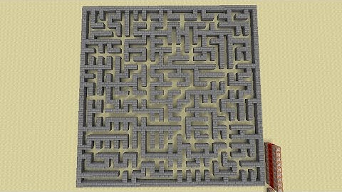 Minecraft Maze Generation (Prim