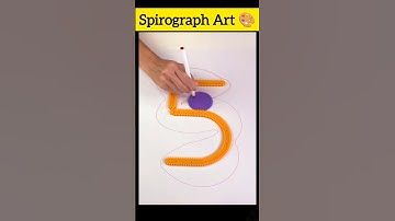Soothing Spirograph Art for Your Soul 😍🌀 #shorts #art #artwork #satisfying #spirograph