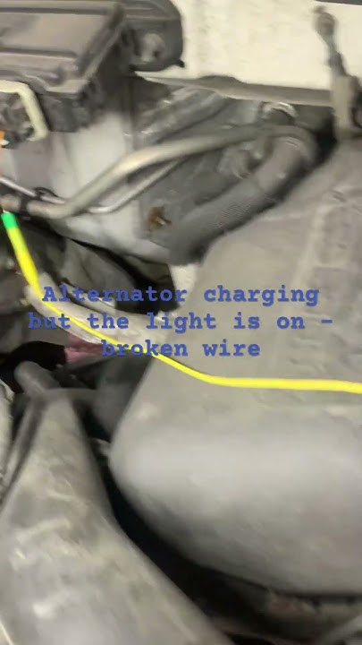 2013 Ford F150 3.5 P0620 battery light on - broken wire from ECM to