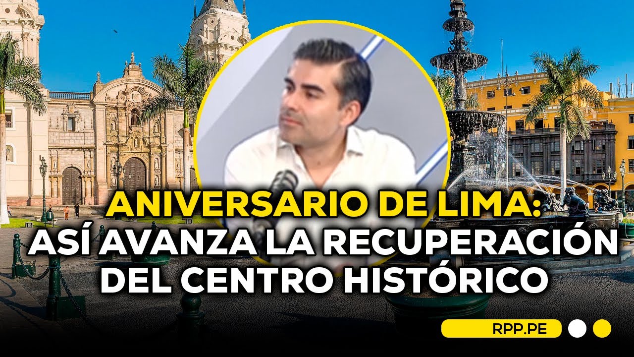 Prolima y el plan para restaurar el patrimonio histórico de la capital 
