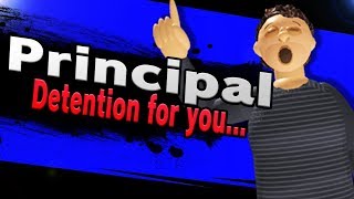 PRINCIPAL JOINS! (Detention for everyone) | Super Smash Bros Ultimate