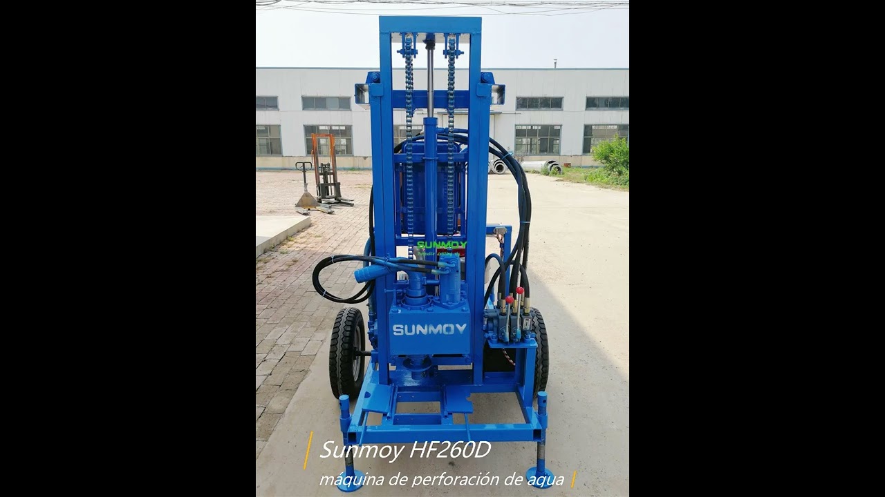 Plataforma de perforación de pozos de agua SUNMOY HF260D