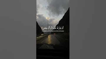 سورة طه[ ٤٦ - ٤٥] قالا ربّنا إننا نخاف أن يفرط علينا أو أن يطغى قال لا تخافا  إنني معكما #شريف_مصطفى