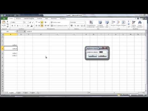 Video: Come Visualizzare Le Celle In Excel