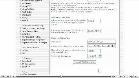 How to install PHPauction from Fantastico - Fantastico Tutorials