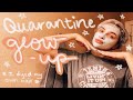 GLOW UP IN QUARANTINE WITH ME | dyeing my hair, fake tanning, doing my nails