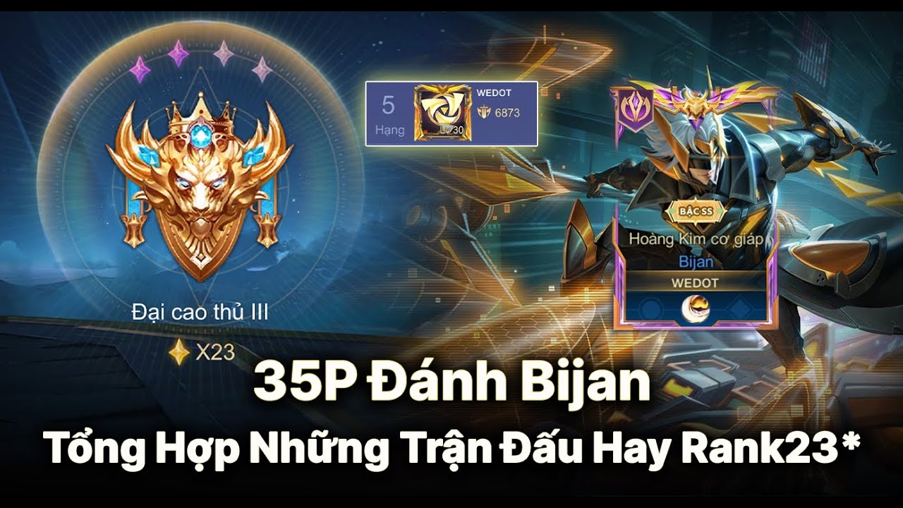 35p Đánh Bijan : Tổng Hợp Những Trận Đấu Hay Rank23* | Trick Kéo Địch Ra Khỏi Trụ |................