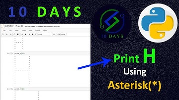 8. Print H Using * | Alphabet Using Asterisk