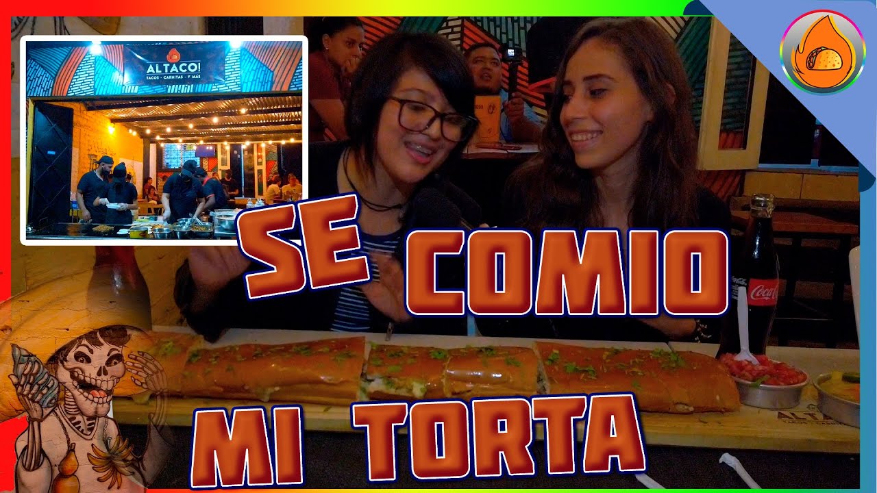 AL TACO SANTA ANA Torta de 1 metro YouTube