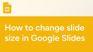 How to change slide size in Google Slides