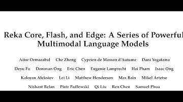 [QA] Reka Core, Flash, and Edge: A Series of Powerful Multimodal Language Models
