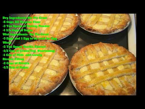 Sicilian Cassata- (Ricotta Pie) Episode #11