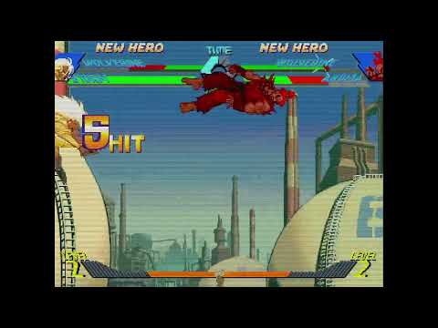 X-Men vs. Street Fighter - Wolverine, Storm vs. Wolverine, Akuma
