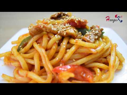 recette-coréenne-par-hanguk:-nouilles-udon-sauté-au-kimchi
