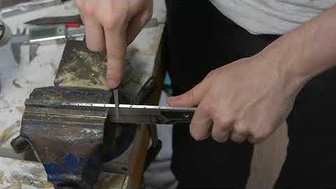 Decorative Knife Spine Filing