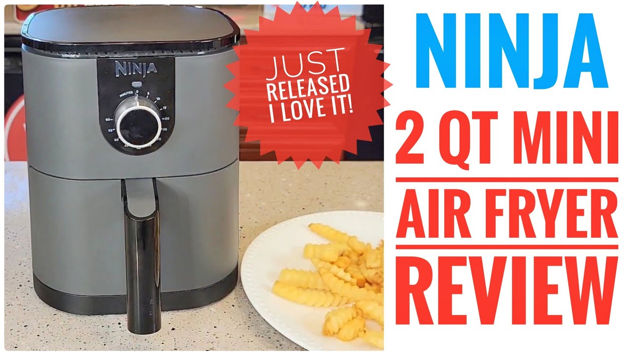 NEW Ninja Mini Air Fryer 2 QT REVIEW AF080 I LOVE IT!!! Very Simple