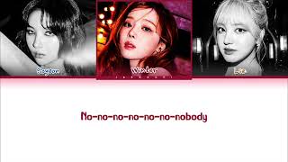 GIDLE SOYEON X aespa WINTER X IVE LIZ NOBODY Lyrics 소연 윈터 리즈 NOBODY 가사 Color Coded Lyrics