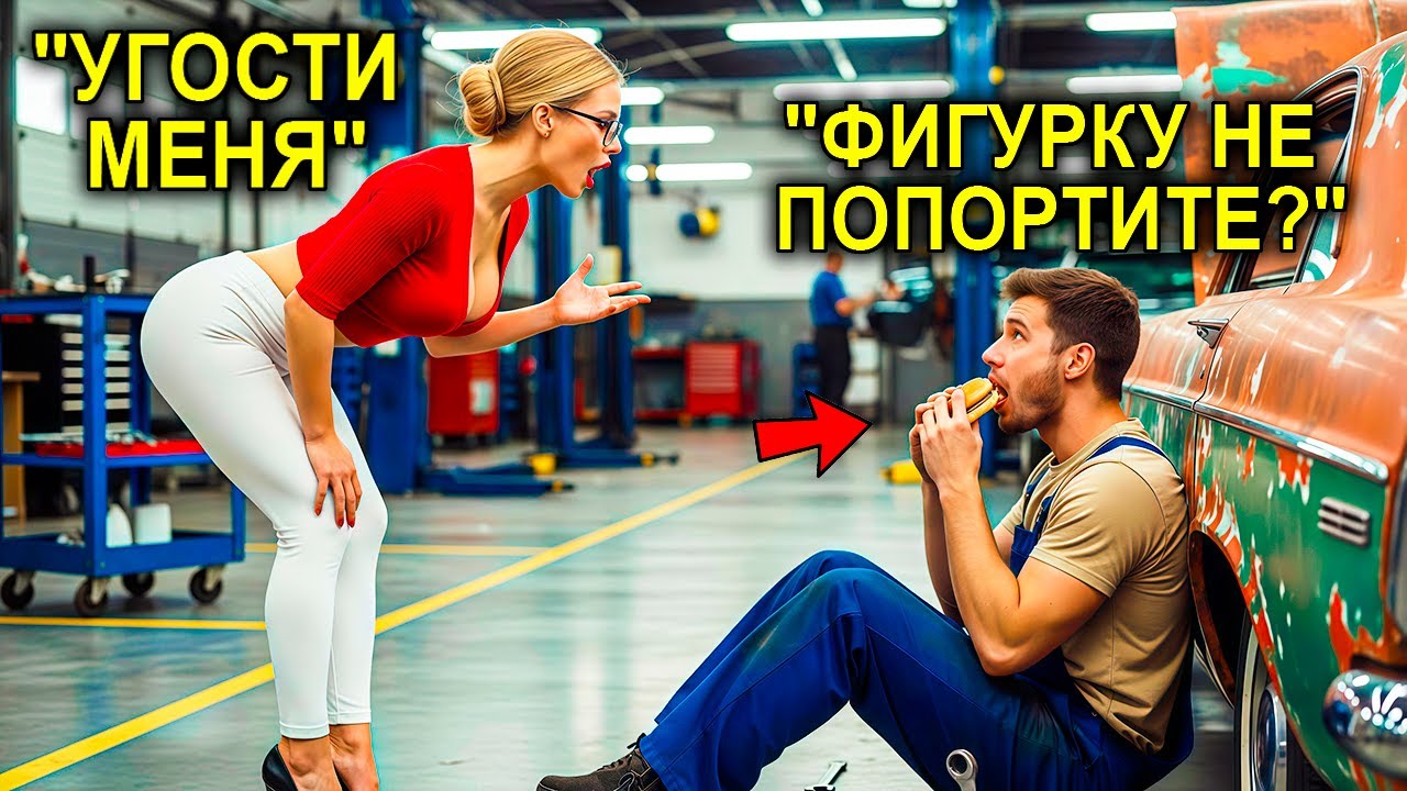 Миллионерша УВИДЕЛА, Как Бедный Механик ЕСТ В Одиночестве… И ПРЕДЛОЖИЛА Ему Продолжить У Неё Дома