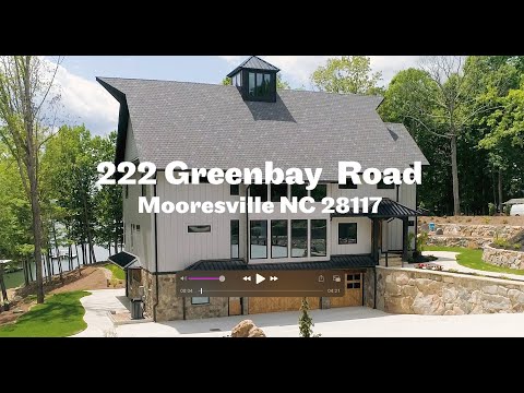 222 Greenbay Rd., Mooresville, NC home video tour