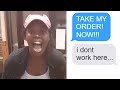 r/Idontworkherelady "TAKE MY ORDER!" "But I'm not a Waitress..." Funny Reddit Posts