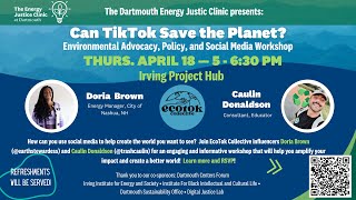 Can TikTok Save the Planet? Environmental Advocacy, Policy Making, & Social Media
