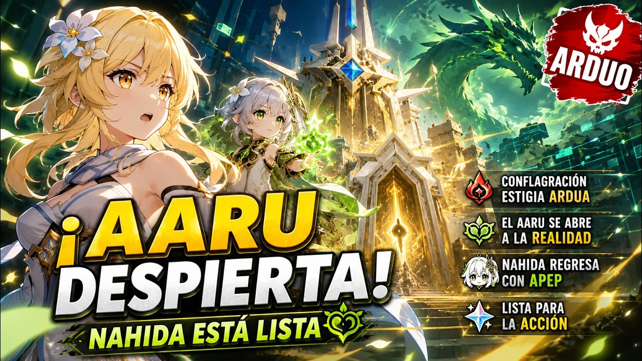 ¡AARU DESPIERTA! 🌟 Nahida regresa para la batalla | Conflagración Estigia | Genshin Impact 20260603