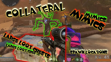 COLLATERAL MIMIC & LARGE LOOT CHEST SPAWNS SEASON 5 COLLATERAL OUTBREAK COLD WAR ZOMBIES