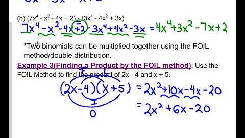 Pre-Calculus - Appendix A.3 - part 1