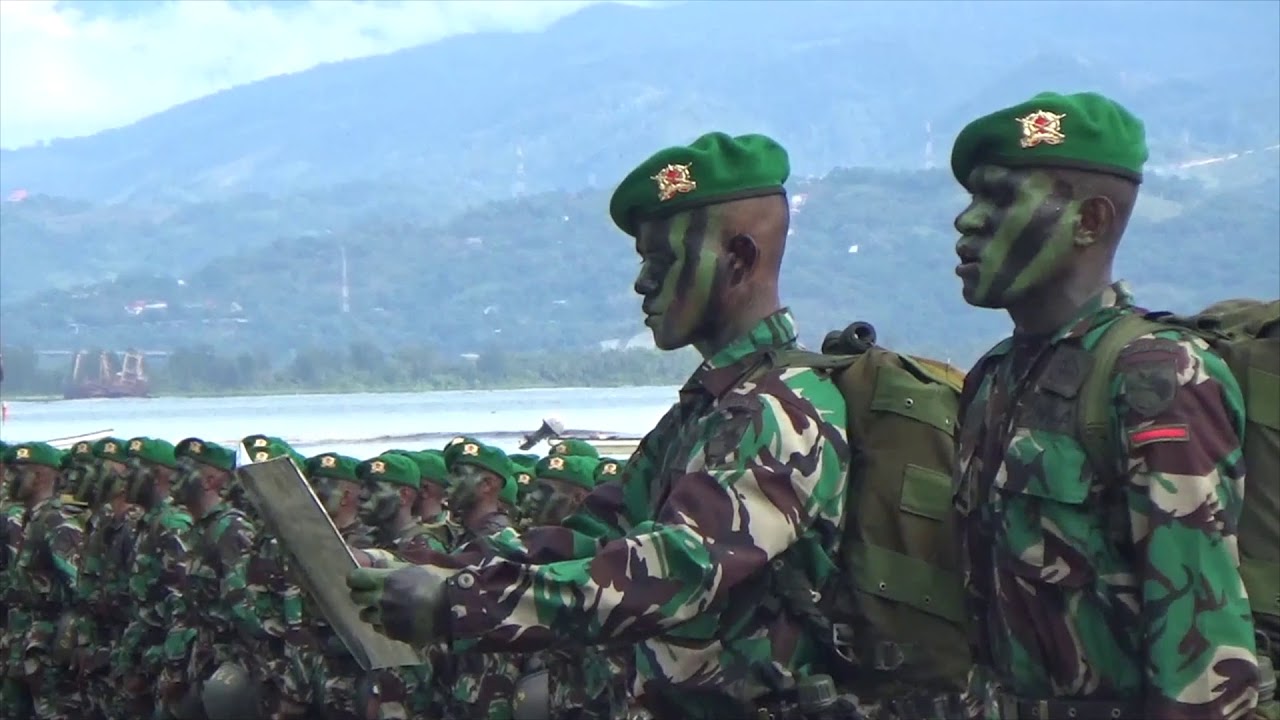 PEMBARETAN PRAJURIT YUDHA WASTU PRAMUKA RINDAM XVII/CENDERAWASIH