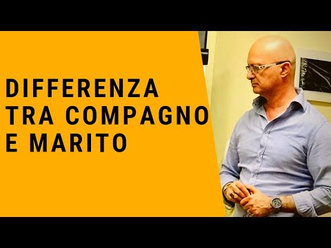 Video: Differenza Tra Fidanzato E Marito