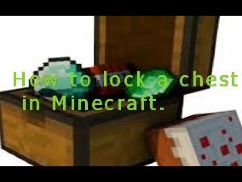 How to lock a chest in Minecraft (and a shulker box) - YouTube