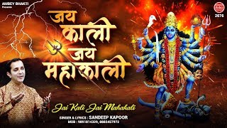 Jai Kali Jai Mahakali { Mahakali New Dj Song } Sandeep Kapoor - Hindi Devi Geet