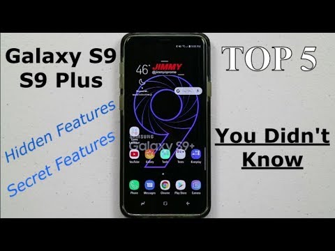 Top 5 Galaxy S9/S9+ HIDDEN FEATURES [Plus A BONUS AT THE END]