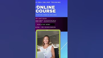 🌟 Join our upcoming #Oracle DBA Online Course 🌟|| #ittraining #onlineclasses #databasemanagement