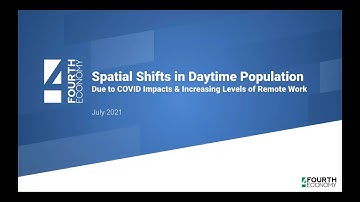 Spatial Shifts in Daytime Population Due to COVID - Impacts and Increasing Levels of Remote Work